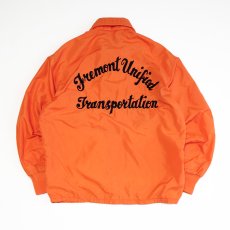 画像3: 70's Pla-Jac by Dunbrooke NYLON EMBROIDERED FLANNEL LINING SNAP COACH JACKET "Fremont Unified" (3)