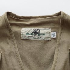 画像7: 90's BLACK SHEEP COTTON Lt. CANVAS FISHING VEST (7)