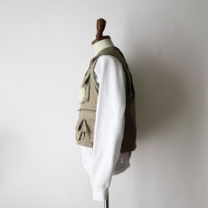 画像9: 90's BLACK SHEEP COTTON Lt. CANVAS FISHING VEST (9)