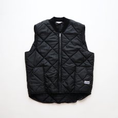 画像1: 90's BIG SMITH NYLON QUILTING ZIP VEST (1)