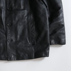 画像5: 90's J.CREW LEATHER WOOL LINING CAR COAT (5)