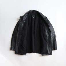 画像2: 90's J.CREW LEATHER WOOL LINING CAR COAT (2)