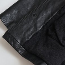 画像8: 90's J.CREW LEATHER WOOL LINING CAR COAT (8)