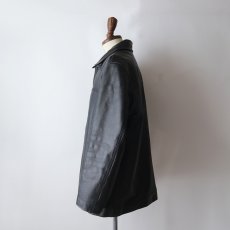 画像13: 90's J.CREW LEATHER WOOL LINING CAR COAT (13)