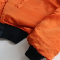 画像16: 80's SPIEWAK MA-1 style REVERSIBLE ZIP FLIGHT JACKET "MADE IN USA" (16)