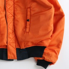 画像13: 80's SPIEWAK MA-1 style REVERSIBLE ZIP FLIGHT JACKET "MADE IN USA" (13)