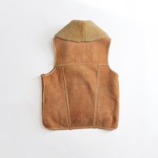 画像3: 70's DIRTY WILL'S SHEEPSKIN SHAWL COLLAR VEST (3)