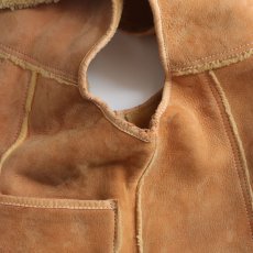 画像13: 70's DIRTY WILL'S SHEEPSKIN SHAWL COLLAR VEST (13)