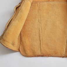 画像11: 70's DIRTY WILL'S SHEEPSKIN SHAWL COLLAR VEST (11)