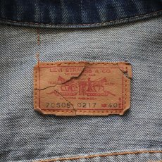 画像11: 60's LEVI'S 70505 DENIM TRUCKER JACKET "BIG E" (11)