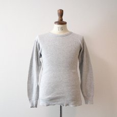 画像7: 80's J.E. MORGAN GRAY HEAVY COTTON L/S THERMAL (7)