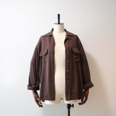 画像9: 50's UNKNOWN BRAND RAYON GABARDINE BOX SHIRT (9)