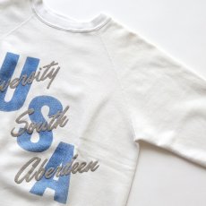 画像3: 〜90's WOLF PUFF PRINT CREW NECK SWEAT "University South Aberdeen" "MADE IN USA" (3)