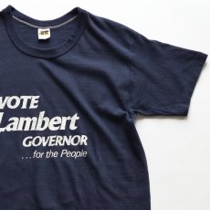 画像3: 〜80's RUSSELL COTTON PRINT S/S TEE "VOTE Lambert" (3)