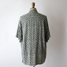 画像11: 〜90's CAMPIA RAYON ALL OVER PATTERN S/S BOX SHIRT (11)