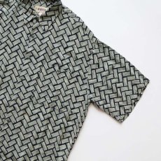 画像3: 〜90's CAMPIA RAYON ALL OVER PATTERN S/S BOX SHIRT (3)