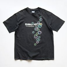 画像2: 80's Hanes COTTON W-PRINT S/S TEE "BUBBLE FESTIVAL '86" "MADE IN USA" (2)