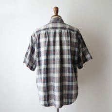 画像13: 〜90's DOCKERS by LEVI'S COTTON CHECK S/S REGULAR COLLAR SHIRT (13)