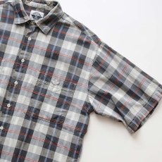 画像3: 〜90's DOCKERS by LEVI'S COTTON CHECK S/S REGULAR COLLAR SHIRT (3)