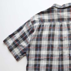 画像8: 〜90's DOCKERS by LEVI'S COTTON CHECK S/S REGULAR COLLAR SHIRT (8)