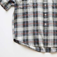 画像4: 〜90's DOCKERS by LEVI'S COTTON CHECK S/S REGULAR COLLAR SHIRT (4)