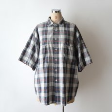 画像14: 〜90's DOCKERS by LEVI'S COTTON CHECK S/S REGULAR COLLAR SHIRT (14)