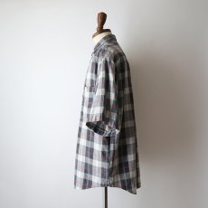 画像12: 〜90's DOCKERS by LEVI'S COTTON CHECK S/S REGULAR COLLAR SHIRT (12)