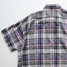 画像5: 80's campus MADRAS CHECK S/S B/D SHIRT (5)