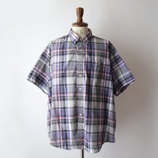 画像8: 80's campus MADRAS CHECK S/S B/D SHIRT (8)