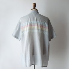 画像12: 〜80's SEA ISLE by ARROW PANEL BORDER S/S LOOP COLLAR BOX SHIRT (12)