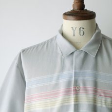 画像9: 〜80's SEA ISLE by ARROW PANEL BORDER S/S LOOP COLLAR BOX SHIRT (9)