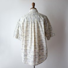 画像11: 90's Columbia COTTON ALL OVER PATTERN S/S B/D SHIRT (11)