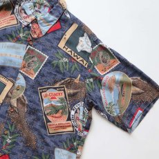 画像3: 80's-90's reyn spooner RAYON ALL OVER PATTERN S/S HAWAIIAN BOX SHIRT (3)