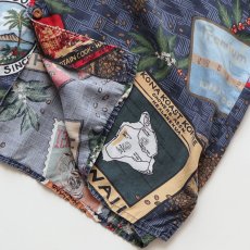 画像7: 80's-90's reyn spooner RAYON ALL OVER PATTERN S/S HAWAIIAN BOX SHIRT (7)