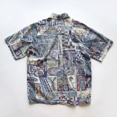 画像2: 〜90's reyn spooner COTTON ALL OVER PATTERN S/S HAWAIIAN BOX SHIRT (2)