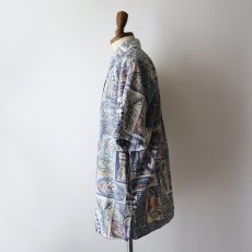 画像11: 〜90's reyn spooner COTTON ALL OVER PATTERN S/S HAWAIIAN BOX SHIRT (11)