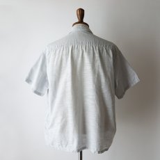 画像16: 50's Wesley COTTON WOVEN BORDER S/S LOOP COLLAR BOX SHIRT (16)