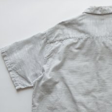 画像5: 50's Wesley COTTON WOVEN BORDER S/S LOOP COLLAR BOX SHIRT (5)