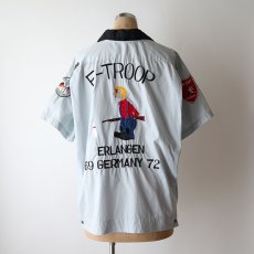 画像21: 〜70's Smoky COTTON EMBROIDERED S/S LOOP COLLAR BOWLING SHIRT "F-TROOP" (21)