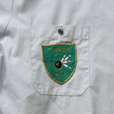 画像12: 〜70's Smoky COTTON EMBROIDERED S/S LOOP COLLAR BOWLING SHIRT "F-TROOP" (12)