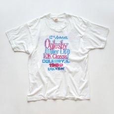 画像2: 80's SCREEN STARS W-PRINT S/S TEE "Oglesby Miller Lite 10K Classic" (2)