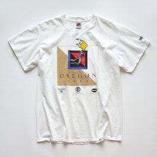 画像2: 90's NIKE COTTON W-PRINT S/S TEE "STATE GAMES OF OREGON 1993" "JUST DO IT" "MADE IN USA" (2)