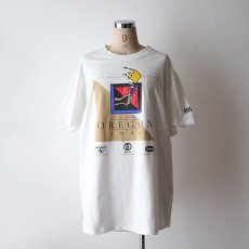 画像14: 90's NIKE COTTON W-PRINT S/S TEE "STATE GAMES OF OREGON 1993" "JUST DO IT" "MADE IN USA" (14)