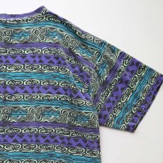 画像6: 〜90's QUIKSILVER COTTON ALL OVER BORDER PATTERN PRINT S/S TEE "MADE IN USA" (6)