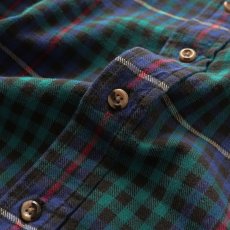 画像9: 〜90's VAN HEUSEN COTTON CHECK FLANNEL B/D SHIRT (9)