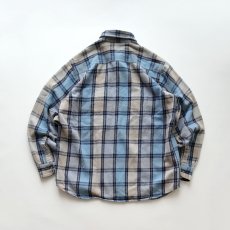 画像2: 90's FIELD & STREAM COTTON CHECK HEAVY FLANNEL SHIRT (2)