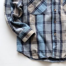 画像4: 90's FIELD & STREAM COTTON CHECK HEAVY FLANNEL SHIRT (4)