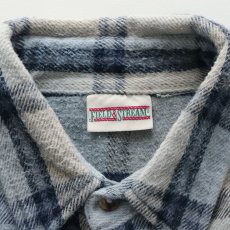 画像8: 90's FIELD & STREAM COTTON CHECK HEAVY FLANNEL SHIRT (8)