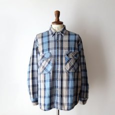 画像10: 90's FIELD & STREAM COTTON CHECK HEAVY FLANNEL SHIRT (10)