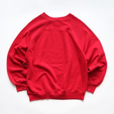 画像2: 80's sportswear PRINT CREW NECK SWEAT "YORKVILLE FOXEES" "MADE IN USA" (2)